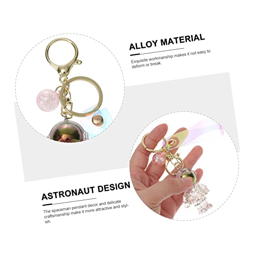 GALPADA 4 Pçs Porta-Homem Do Espaço Espaço Casal Astronauta Bolsa De Pendurar Chave Bolsa De Desenho