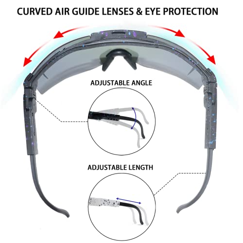 LUBOXIN Occhiali Ciclismo Occhiali da Sole