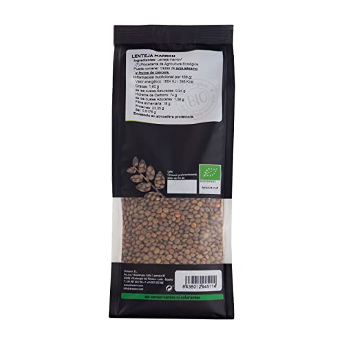 Miniatura 2 de Drasanvi Lenteja Marrón Bio 500 G Ecosana Lentejas Ecológicas De Agricultura Orgánica Alta En Proteína Y Fibra Legumbre Natural Para Estofados, Sopas Y Recetas Saludables