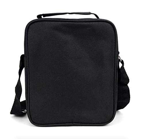 Urban-Peacock Men's Compact Messenger Bag/Accessory Pouch with Adjustable Strap (Black)2