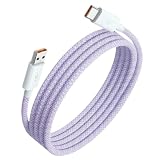 Phone Cable [1 Pack 1.0m 3ft], USB A to USB C Cable for iPhone 17 16 Series,Samsung Galaxy S10 S10+, LG V30, Beats Fit Pro and More (Purple)