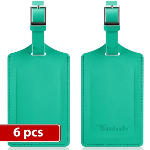Travelambo 6 Pack Luggage Tags for Suitcases Airplane Travel Essentials by Travelambo - Used condition - US$8.15