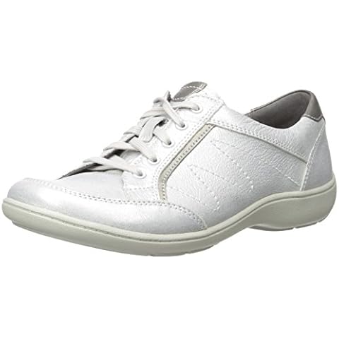 Aravon Women's Bromly Oxford, Silver, 6.5 Cover