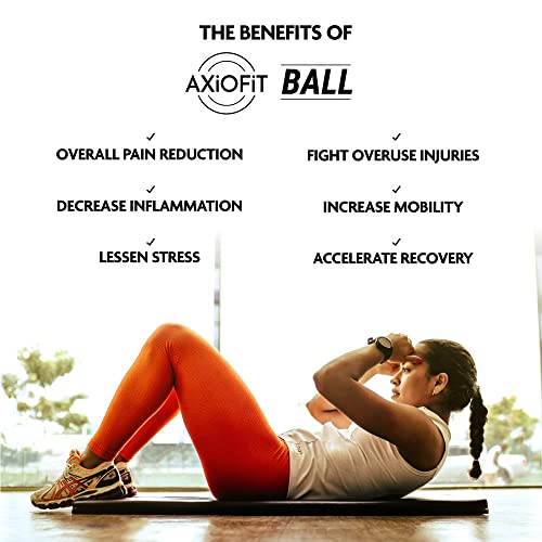 Axiofit Cryosphere Cold Massage Roller Ball For Neck Shoulder Back Knee Feet Handheld Stainless Steel Deep Tissue Ice Manual Massager Therapy Ball For Muscle Soreness & Joint Pain - White #TOP5