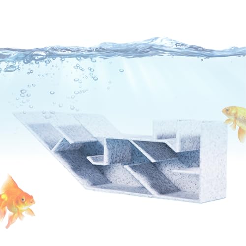 Filvczt Aquarium Underground Cave - Shrimp Fish Aquarium Decor Tunnel Cave,Decorative Shelter Breeding Maze Viewing Tank Decor for Home Corner Betta Catfish Crab Dwarf Kuhli Loach Pleco Clown