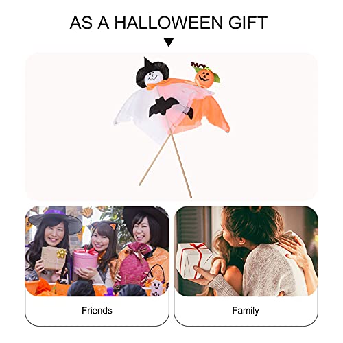 WINOMO 2 Stuks Halloween Diy Boeket Decor Bloem Mand Topper Pompoen Grimas Home Decor - Afbeelding 6