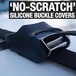 Ho Stevie! Surfboard Tie Down Straps (Pair) for Roof Rack Crossbars - Easy to Use - 'No Scratch' Silicone Buckle Covers Prevent Damage - Image 5