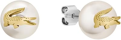 Lacoste Collection MATCHPOINT Pour Homme et Femme Bracelet ou Collier en Perles Synthétiques avec Différents Charms en Or,...