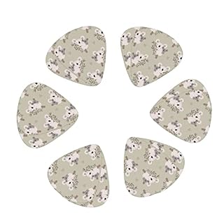 Lot de 12 médiators mignons en forme de koala pour guitare basse électrique et acoustique - Les Beatles, Paul McCartney, John Lennon, RIngo Starr, George Harrison Lot de 12 médiators mignons en forme de koala pour guitare basse électrique et acoustique – Image 2