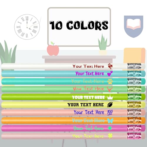 Lápices personalizados WolunLi pack de 30 miniatura 2