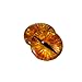 16mm Dragon Eyes Golden Glass Covered Cabochons for Fantasy Art Doll Taxidermy Sculptures or Jewelry Making Crafts Fairy Tale