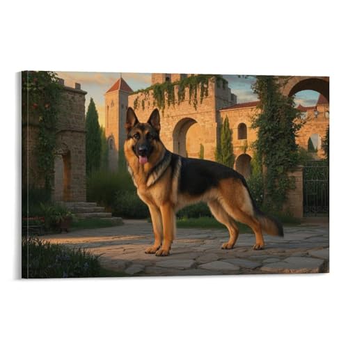 tanpiaoliang Monodorado Cuadro En Lienzo Cuadros DecoRatteivos Pinturas Murales Pintura Poster Impresiones De Lienzo Para Sala De Estar Decoración De Dormitorio 16x24inch(40x60cm)