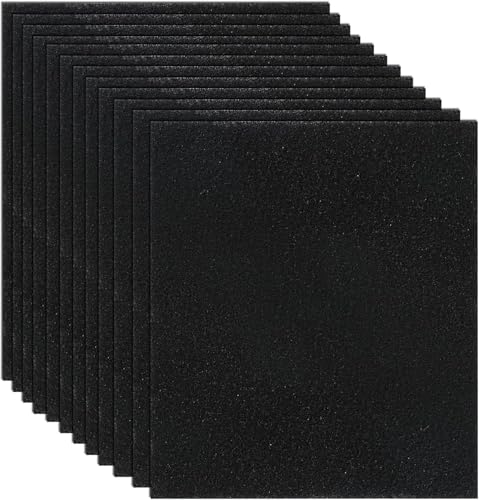 CFS 12 Pack Cat Litter Box Charcoal Filters Compatible with Hooded Cat Litter Box, 6 x 6.5Inch Replacement Activated Carbon Premium Odor Filters for Hooded Cat Litter Boxes and Pans, Black - image 6