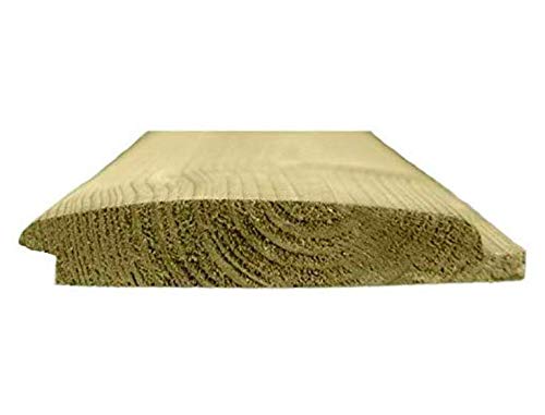 Square Metres of Pressure Treated Loglap Cladding - 2.4m (1)