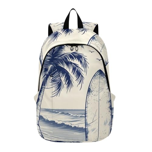 CZXW Beach Surfboard Travel Backpack Carry On Men, 15.6