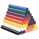 Colored Hot Glue Sticks, ENPOINT 3.93 x 0.43 in Hot Melt Glue Sticks Full Size, Standard Adhesive Hot Glue Sticks, Dent Repair Glue Sticks Car Repair Remover Crafting Tool Set, Bulk 36 Pack