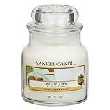 Yankee 1332214E Candle, White. Fragrance - shea butter