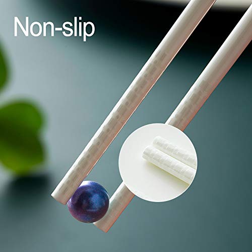 chinese chopsticks bone china, chopsticks porcelain gift set gift box,chopsticks reusable, Dishwasher Safe High temperature resistance, Chopsticks Set with Case,10 pairs-G - Thumbnail 2