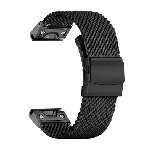 [PLYYQZM] 26mm 22mm 20mm ~l[[^Xgbv .Gar min ɍ Fenix 8 7 6X 6S 6 Pro 5X 5 XeXX`[uXbgpɓKp(Black,26mm(Epix Pro 51mm))