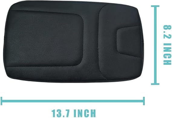 BestEvMod Armrest Pad Cover for 2022-2025 Nissan Ariya (Black Stitching) | Extra Soft Microfiber Leather Waterproof Protector Seat Armrest Cover