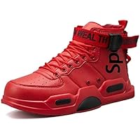 FUSHITON Zapatillas Altas de Moda para Hombre Zapatillas Bajas