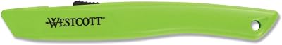 Westcott 17519 Full-Size Ceramic Blade Box Cutter, Retractable Utility Knife
