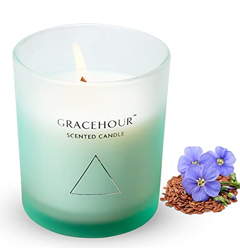 Candles For Home Scented, 4.8Oz Linen Aromatherapy Candles Scented With Long Lasting Burning, Highly Home Scented Candles For Stress Relief Relaxation, Jar Candle Gifts For Women #TOP27