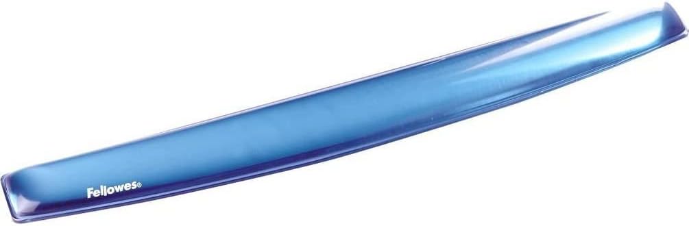 Fellowes Purple Gel Crystal Flex Rest Transparent Mini Wrist Rest