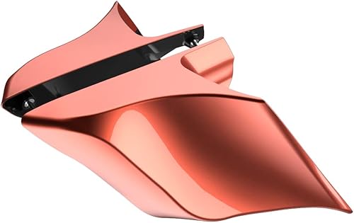 Miniatura 384 de Advanblack Barracuda - Cubiertas laterales estiradas plateadas (brillantes), paneles extendidos para Harley Touring Street Glide Road Glide Electra