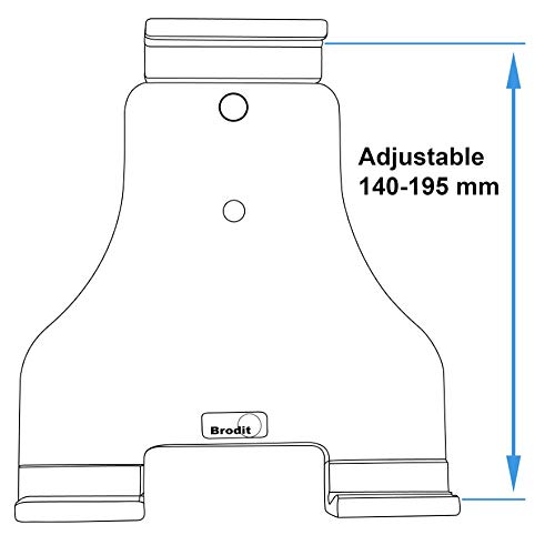 Brodit 511849 Holder passivo con inclinazione