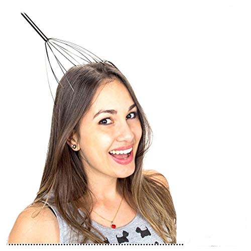 Massageador De Cabeça Cafuné Massagem Relaxante Alivia O Stress Coçador