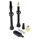 SERFAS PRESTA VALVES 60mm BLACK 2-PACK