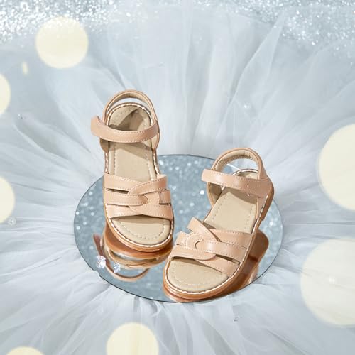 Image of ESTINE Toddler /Little Kid Girls Bow Open Toe Flat Evening Dress Sandals