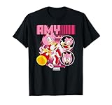 Sonic The Hedgehog Amy Rose Multi Pose Poster T-Shirt