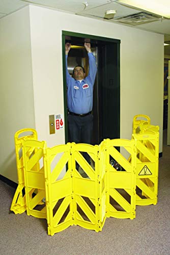 Rubbermaid Commercial 13-Foot Extendable Mobile Safety Sign/Barrier With Locking Straps, Yellow (Fg9S1100Yel) #TOP4