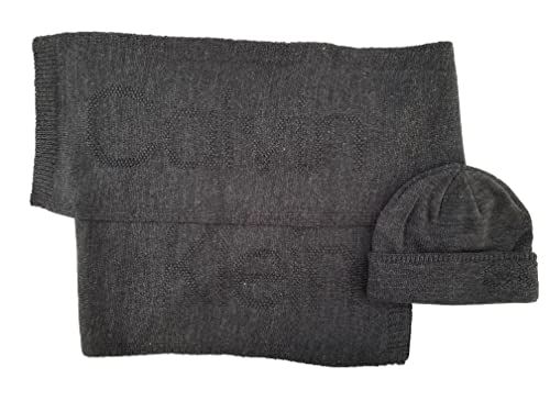 Calvin Klein Conjunto de bufanda y gorro de punto para regalar en invierno 2