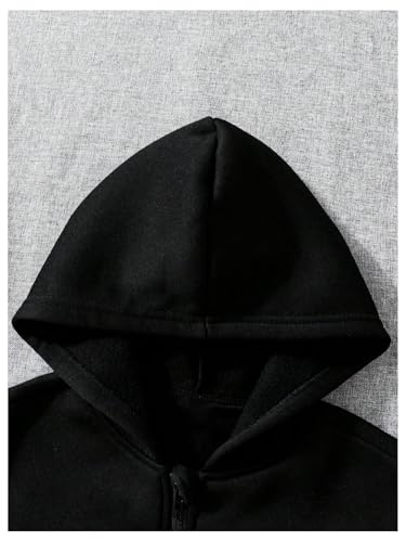 WDIRARA Boy's Star Graphic Hoodies Zip Up Long Sleeve Sweatshirts Hood Top3