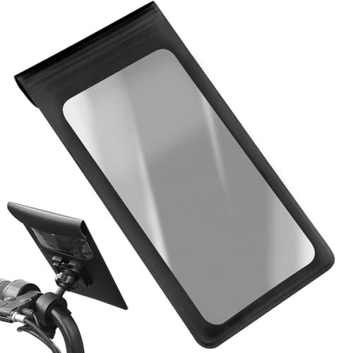 Zasdvn Uchwyt na telefon rowerowy, wodoodporny uchwyt na telefon, obracany o 360 stopni, wodoodporny na telefon motocyklowy, uchwyt na telefon rowerowy, torba na górną rurkę