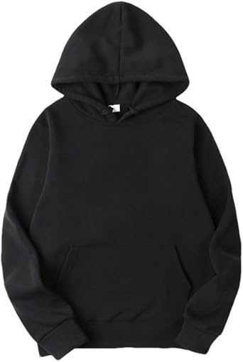 Dninmim Mens Hoodies Sweatshirts Spring Autumn Solid Casual Hip Hop Pullover
