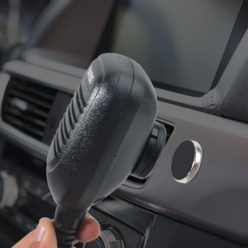 image for UAYESOK Magnetic Mobile Radio Mic Car Mount Holder, CB Mic Hanger Clip