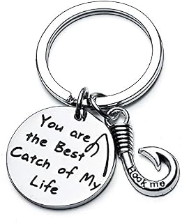 Funny Keychain for Husband Boyfriend Gift You are My Best Catch of My