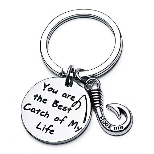 Funny Keychain for Husband Boyfriend Gift You are My Best Catch of My