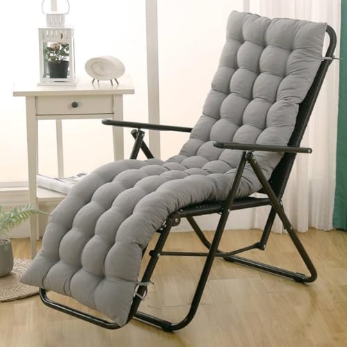 Highdi Liegenauflage Auflage für Gartenliege Outdoor, Dickes Bequem Polster Anti-Rutsch Liegenauflage Hochlehner Kissen für Gartenliege Sonnenliege Liegestuhl Gartenmöbel (Grau,48x170cm) Highdi Liegenauflage Auflage für Gartenliege Outdoor, Dickes Bequem Polster Anti-Rutsch Liegenauflage Hochlehner Kissen für Gartenliege Sonnenliege Liegestuhl Gartenmöbel (Grau,48x170cm)