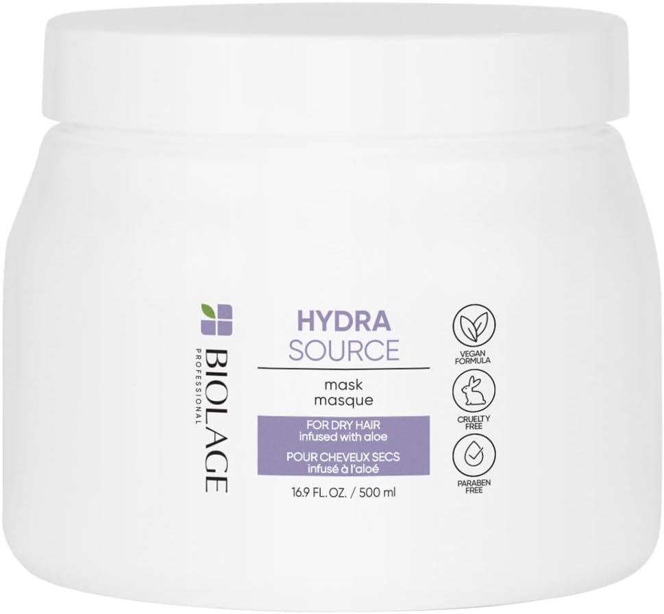 Hydrasource Mask | Revives Dry Strands For Increased Hair Shine & Manageability |Paraben-Free | For Dry Hair | 16.9 Fl. Oz.