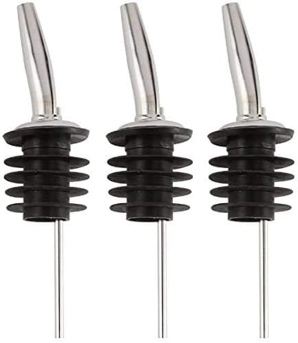Free Flow Metal Liquor Bottle Pourers - For Half-Gallon Bottles