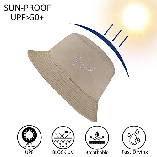 Bucket Hat – Stylish Bucket Hat For Women And Men – Breathable Cotton – Universal Size (Brown) #TOP1