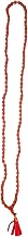 Handmade Rudraksha Mala 108 Beads – Puja, Chanting, Meditation Rosary (14.5inch/37.5cm)