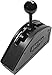 NEW B&M AUTOMATIC SHIFTER,PRO GATE,BLACK KNOB,REAR EXIT CABLE,COMPATIBLE WITH GM 4-SPEED TRANSMISSIONS
