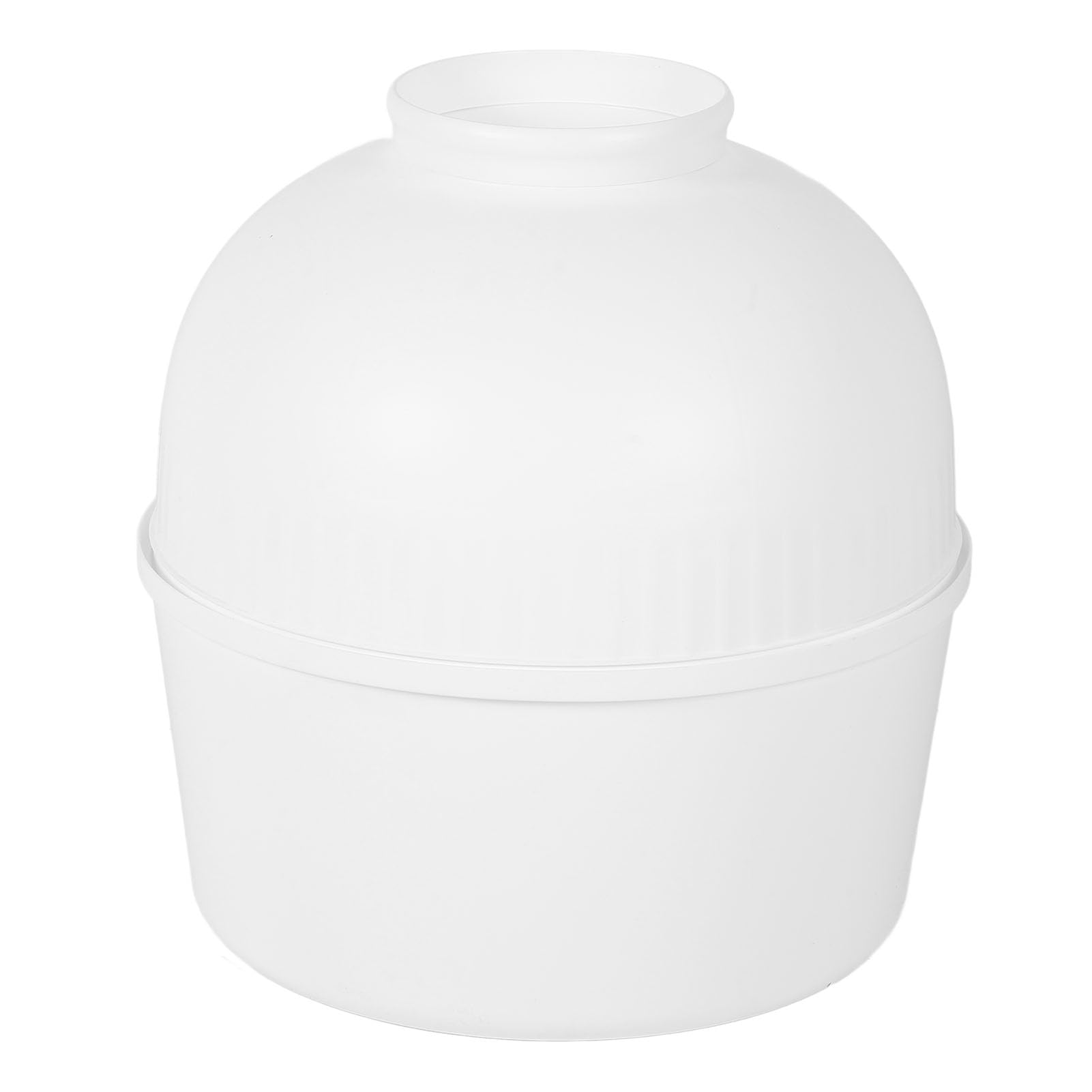 Bac à Litière caché, Bac à Litière Spacieux et fermé pour Chat avec Décor Végétal, Matériau PP pour Une Utilisation en Toutes Saisons (White)