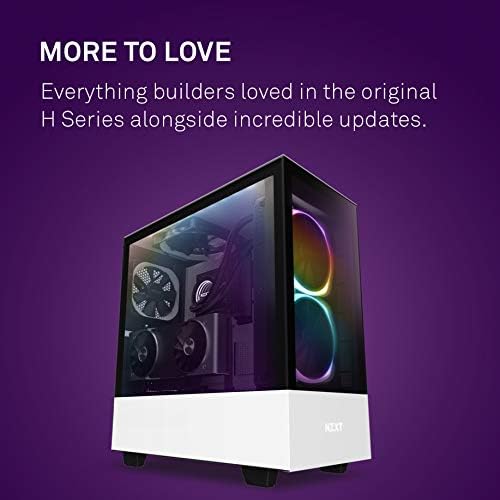 Amazon Com Nzxt H510 Elite Ca H510e W1 Premium Mid Tower Atx Case Pc Gaming Case White Black Arctic Mx 4 Thermal Compound Paste For Coolers Composed Of Carbon Micro Particles 4